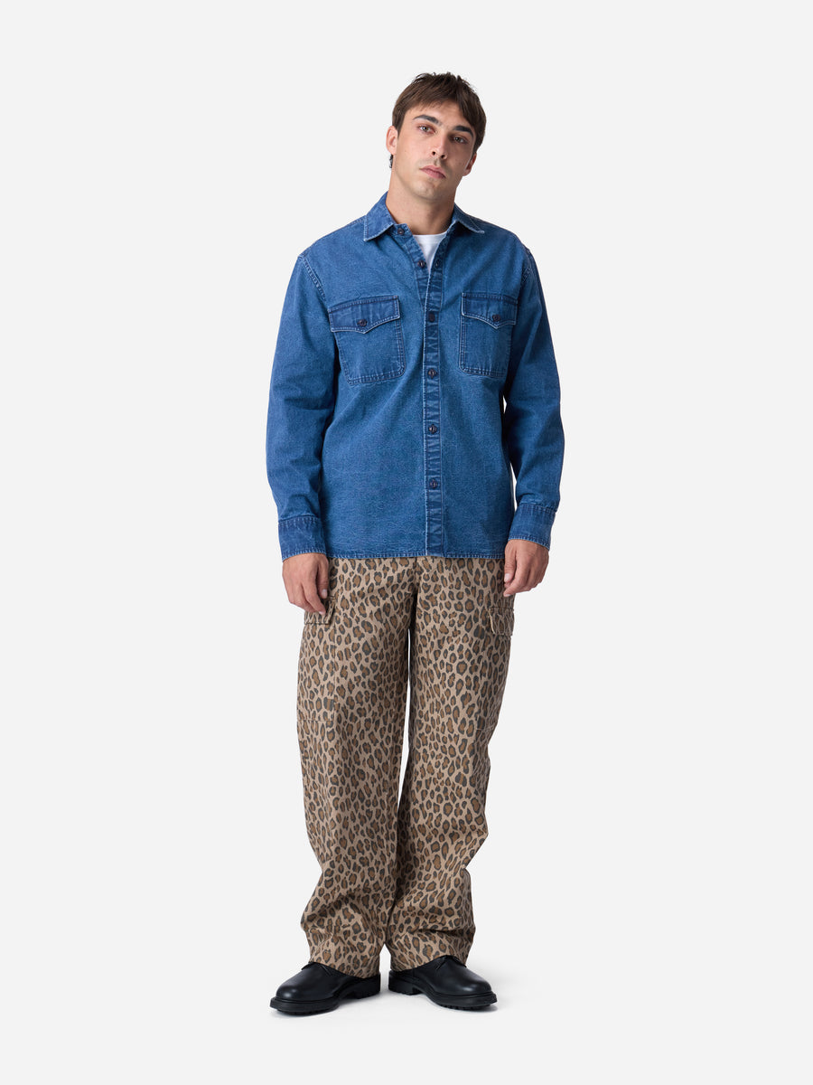 USN Overshirt ~ Stonewashed Indigo Canvas