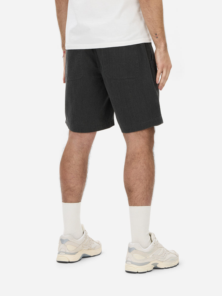 Drawstring Short ~ Charcoal HBT