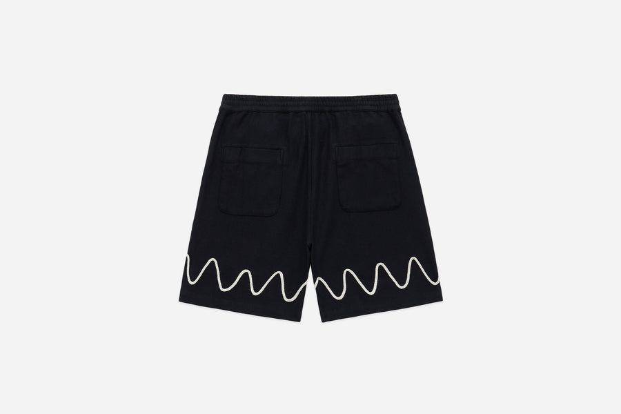 Club Short ~ Black Squiggle