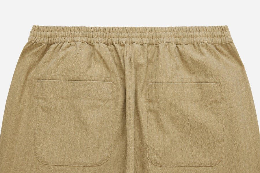 Drawstring Short ~ Sand HBT