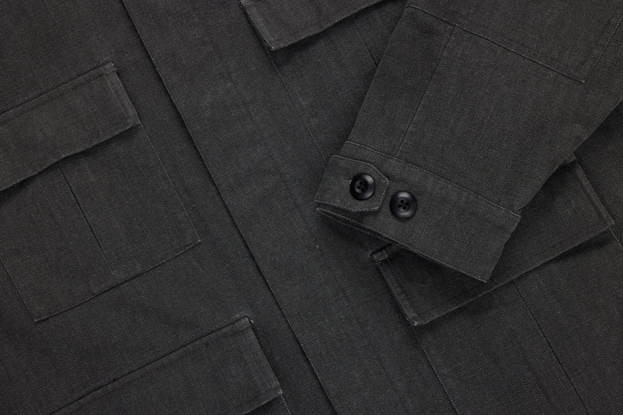 BDU Jacket ~ Charcoal HBT