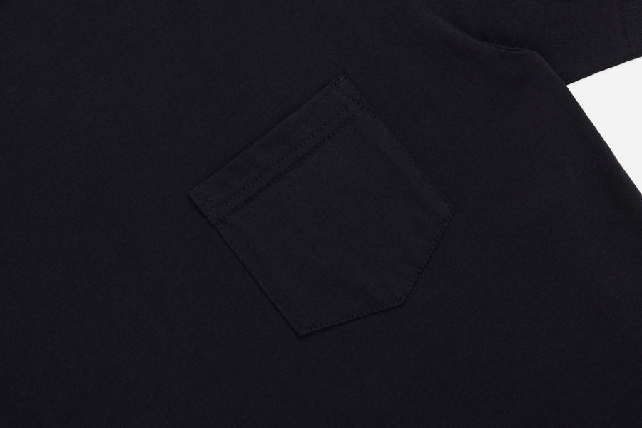 Pima Pocket T-Shirt ~ Black (2 Pack)