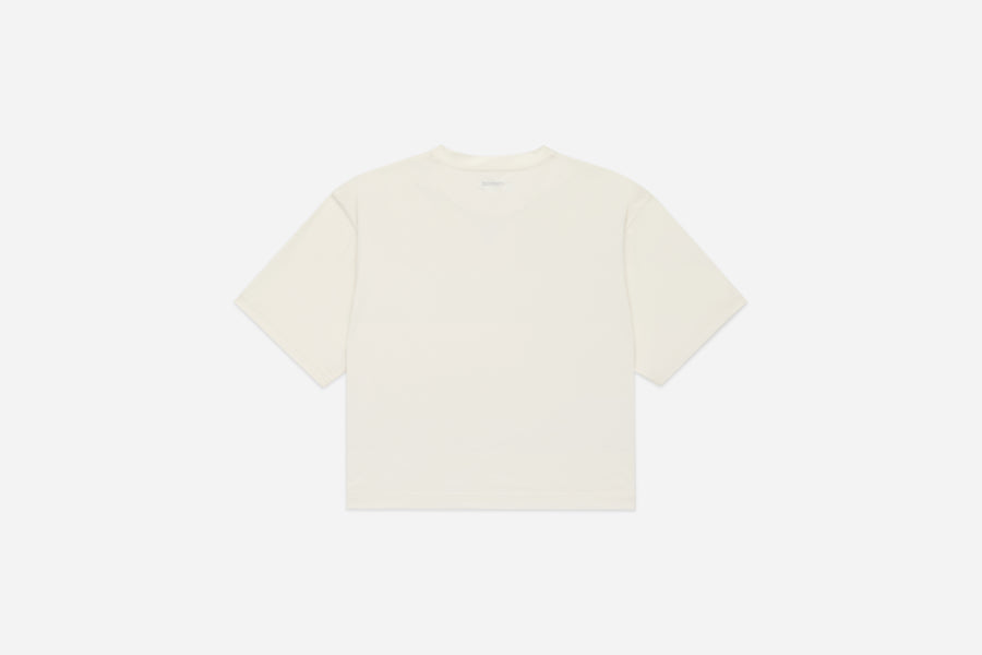 Cropped Training Tee ~ White