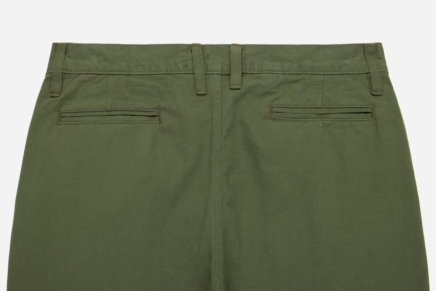 CH-55x ~ Olive Selvedge Chino