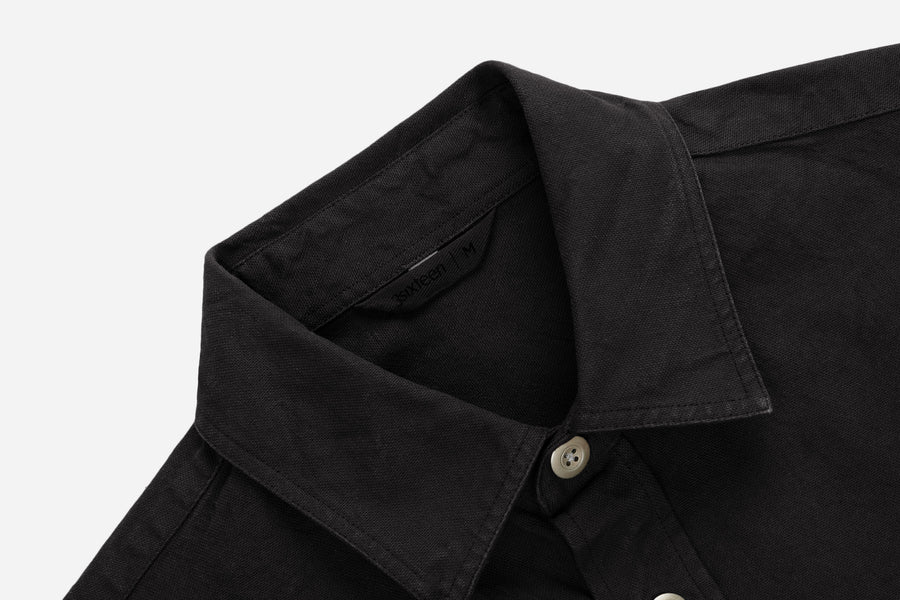 Utility Shirt ~ Black Canvas