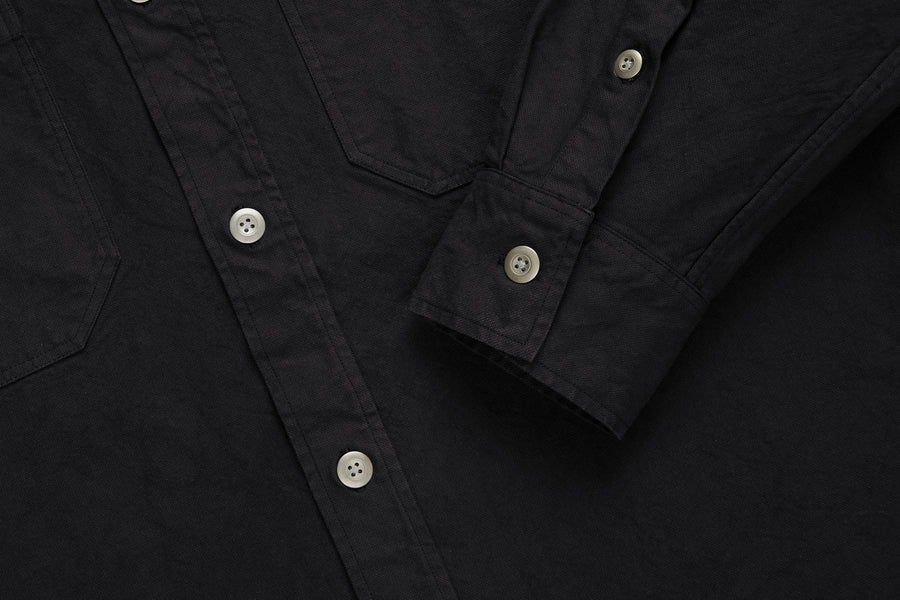 Utility Shirt ~ Black Canvas