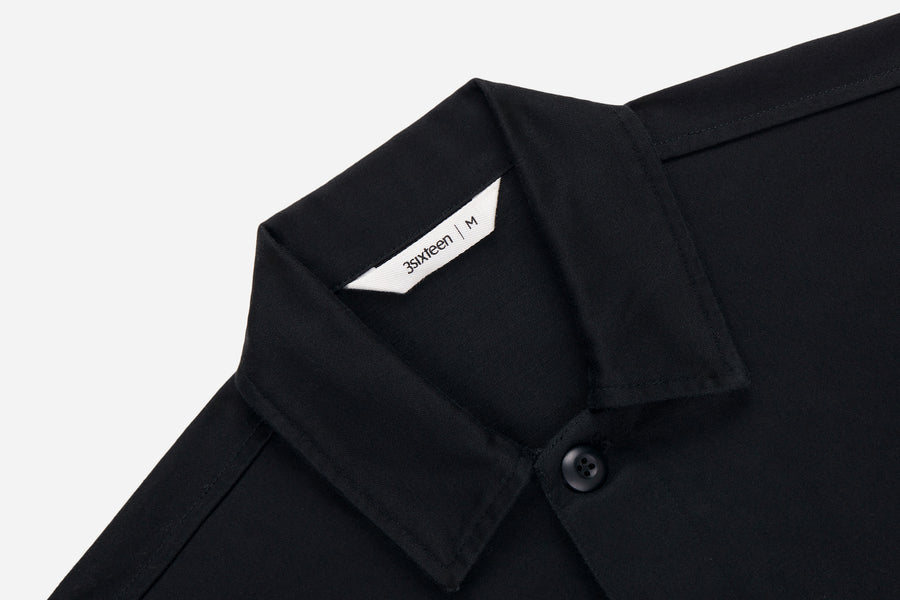BDU Jacket ~ Black Back Satin