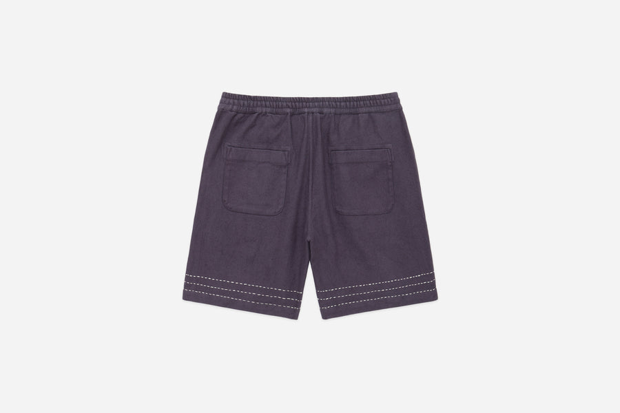 Club Short ~ Plum Hand Stitch
