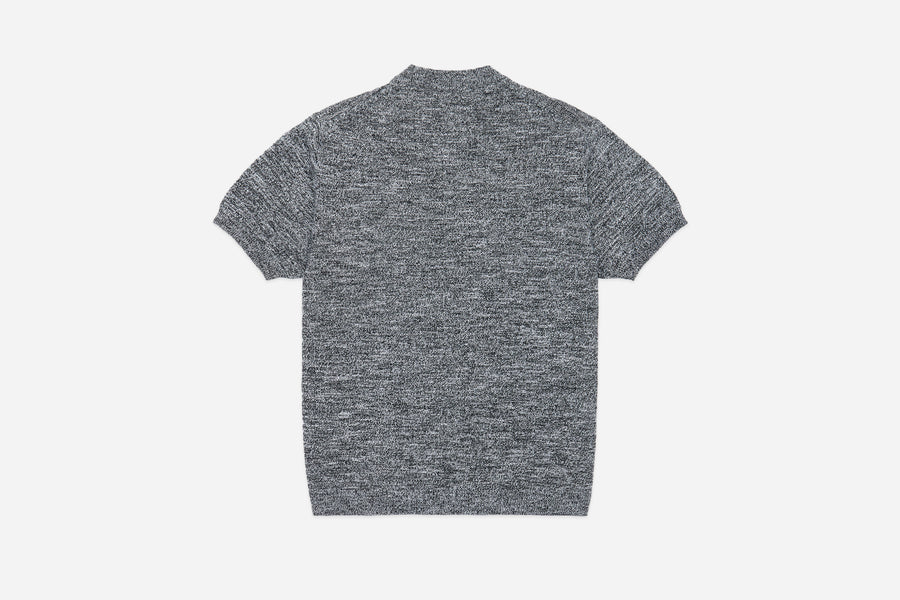 Knit T-Shirt ~ Black Marled Yarn