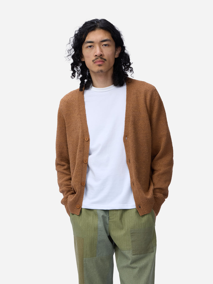 Classic Cardigan ~ Ochre Boucle