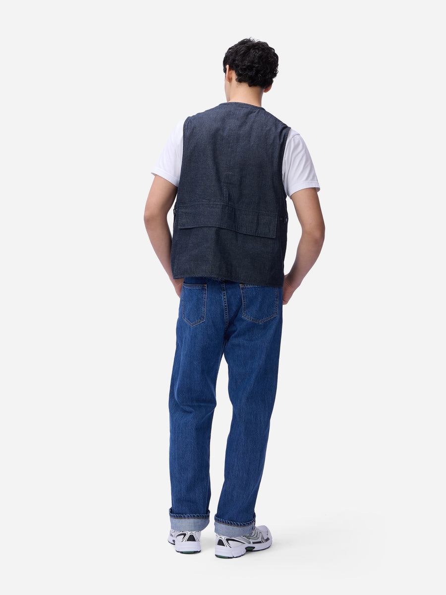 Field Vest ~ Indigo Ripstop