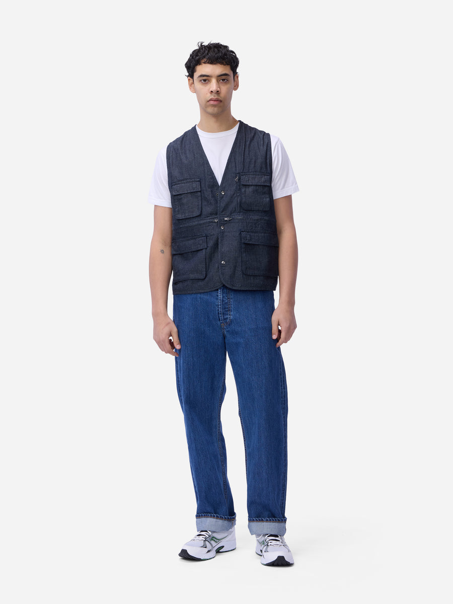 Field Vest ~ Indigo Ripstop