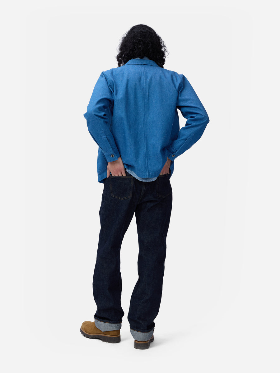 French Work Jacket ~ Light Indigo