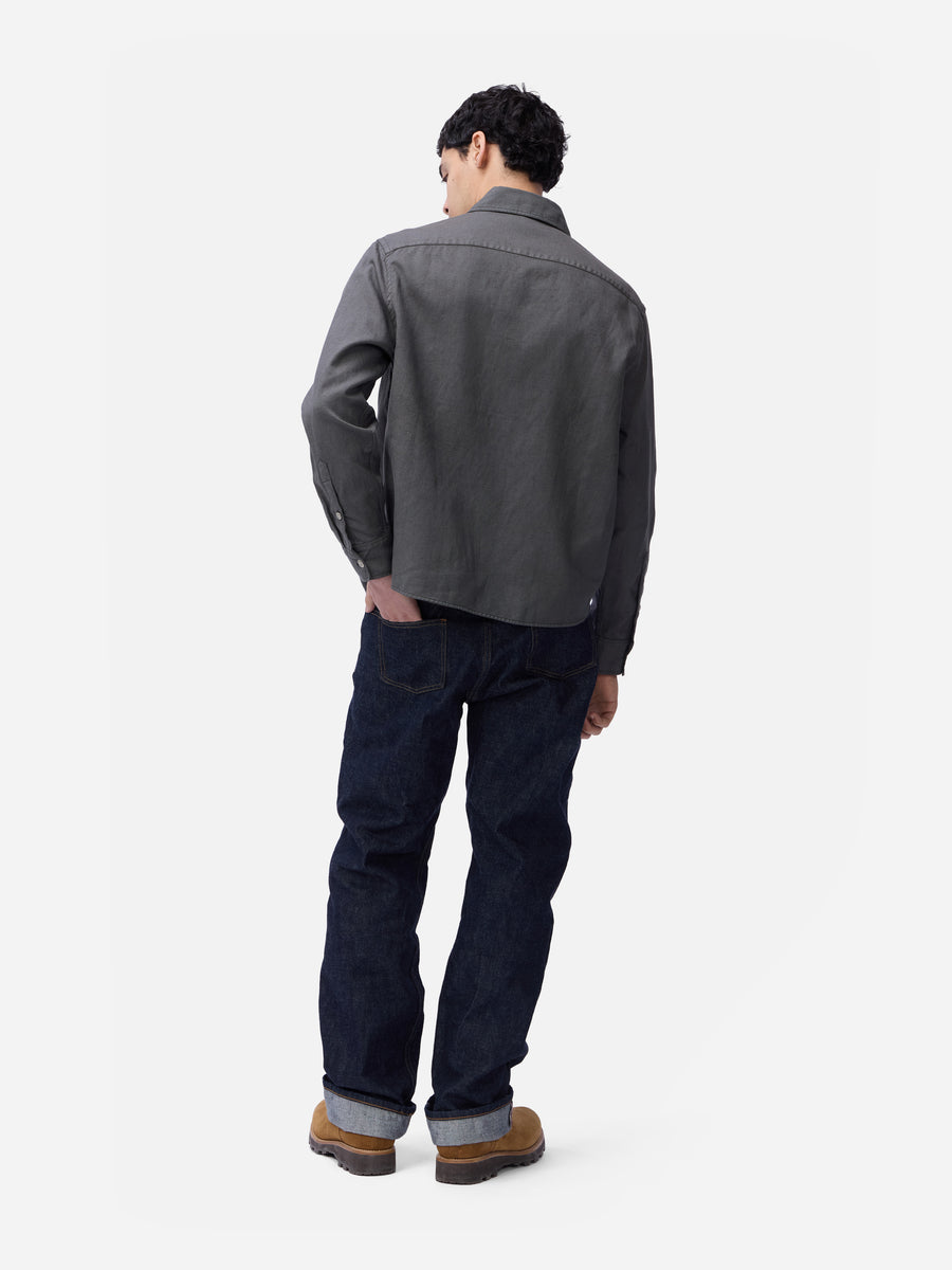 Utility Overshirt ~ Pavement Overdye Canvas