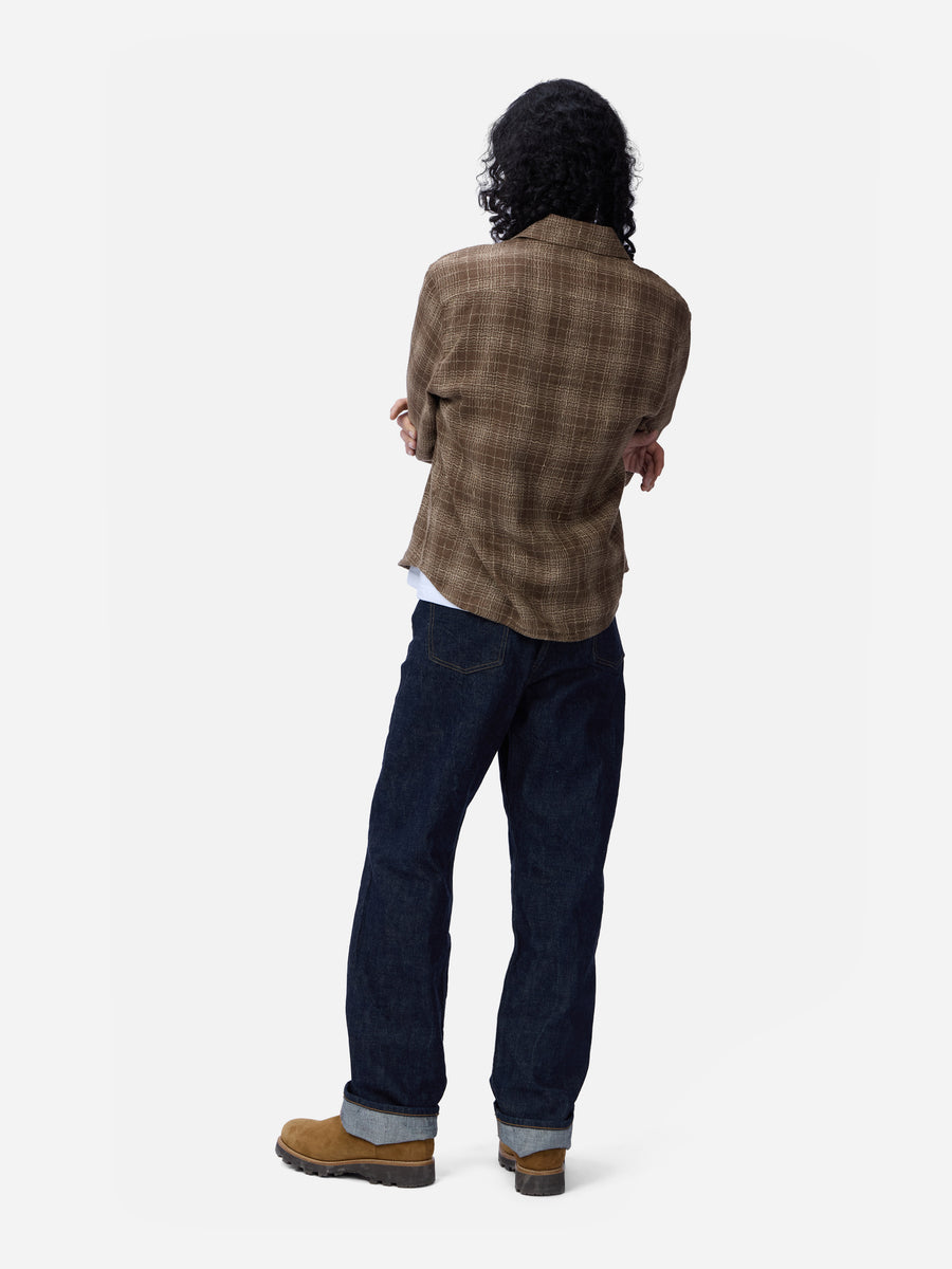 Utility Shirt ~ Drab Wavy Check
