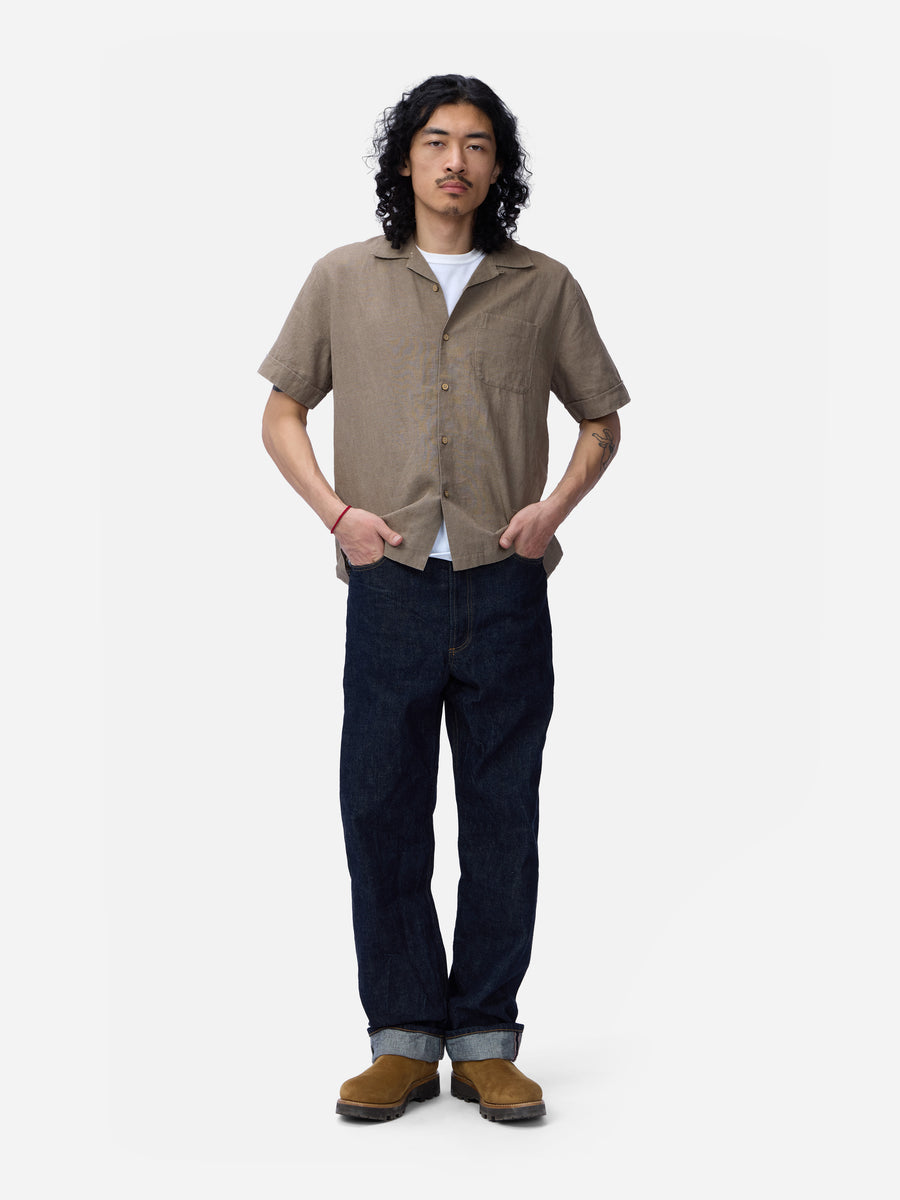 Vacation Shirt ~ Almond Linen